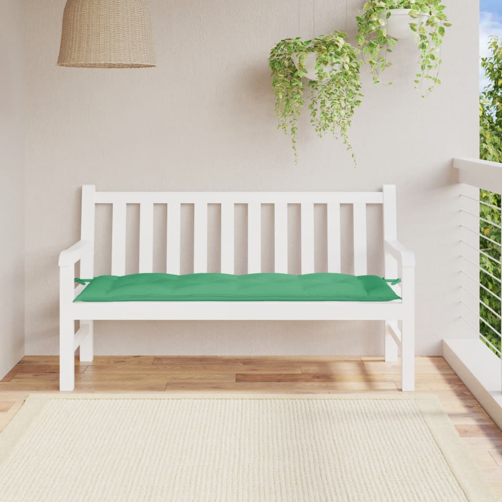 hynde til havebænk 150x50x7 cm oxfordstof grøn