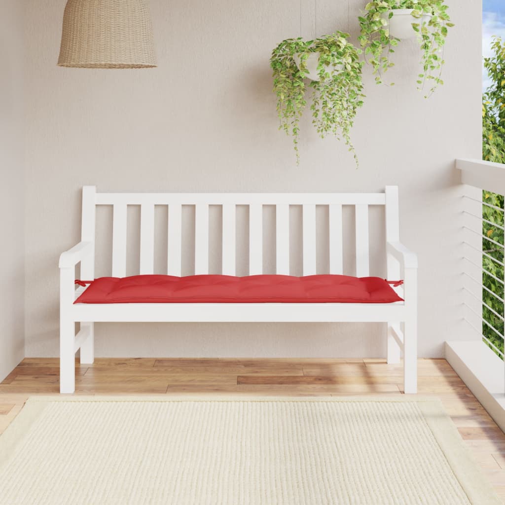 hynde til havebænk 150x50x7 cm oxfordstof rød
