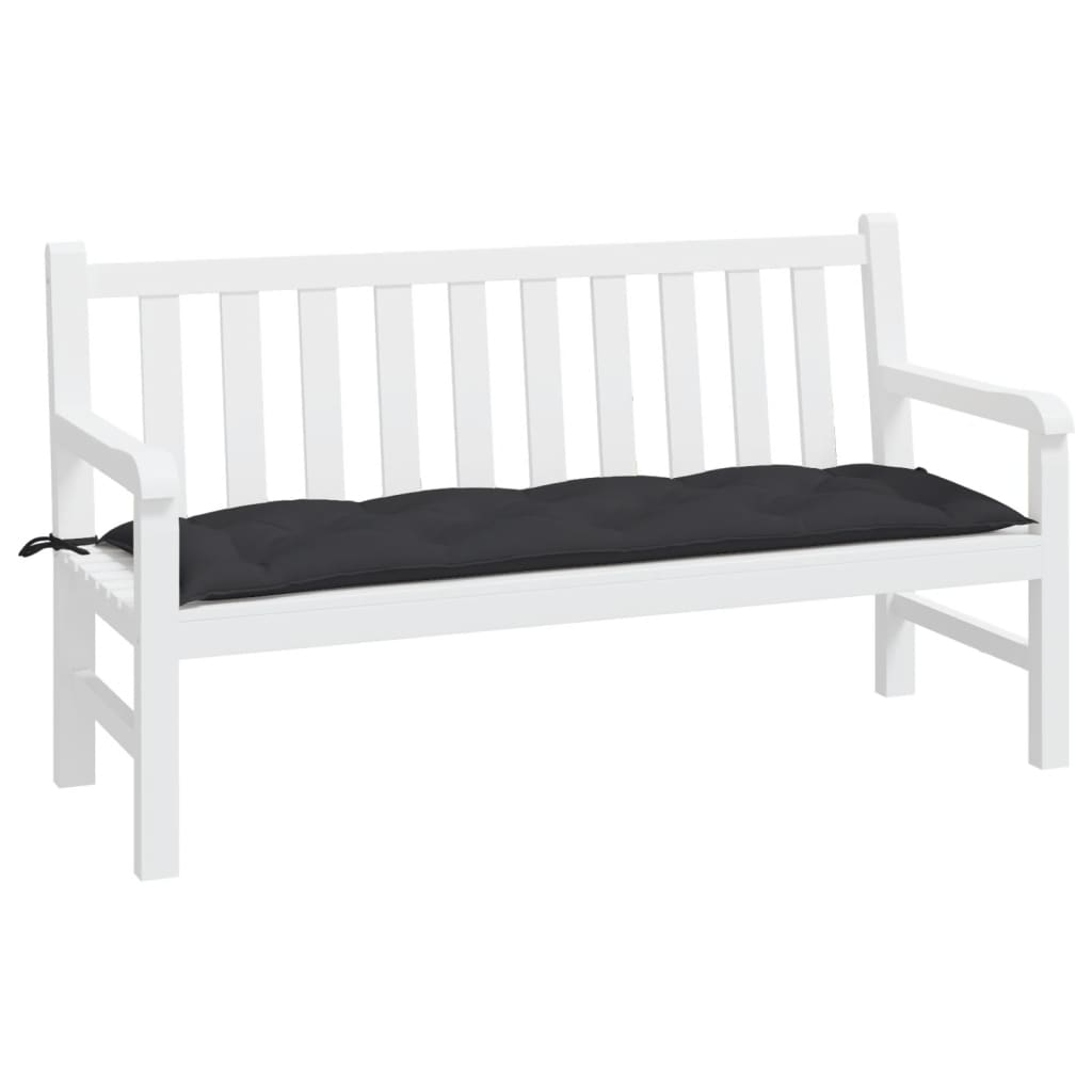 hynde til havebænk 150x50x7 cm oxfordstof sort
