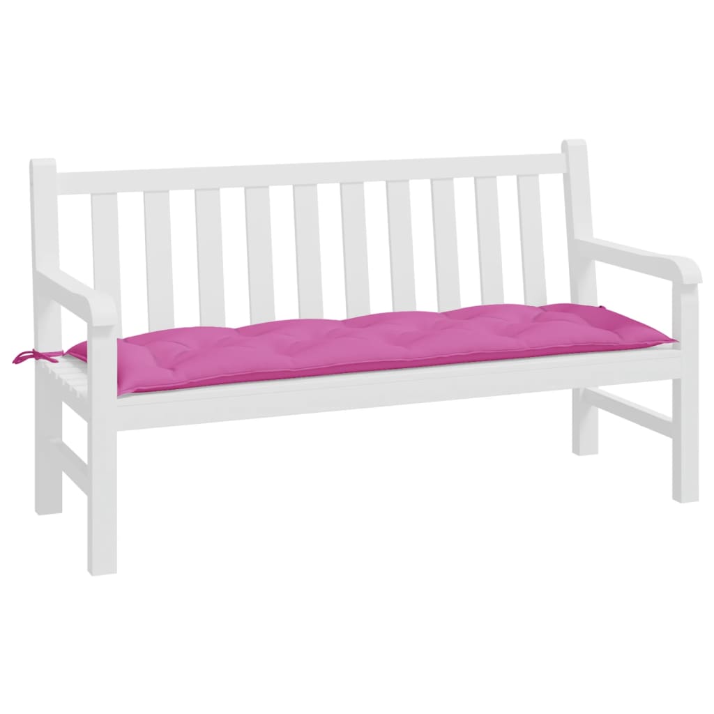hynde til havebænk 150x50x7 cm oxfordstof pink