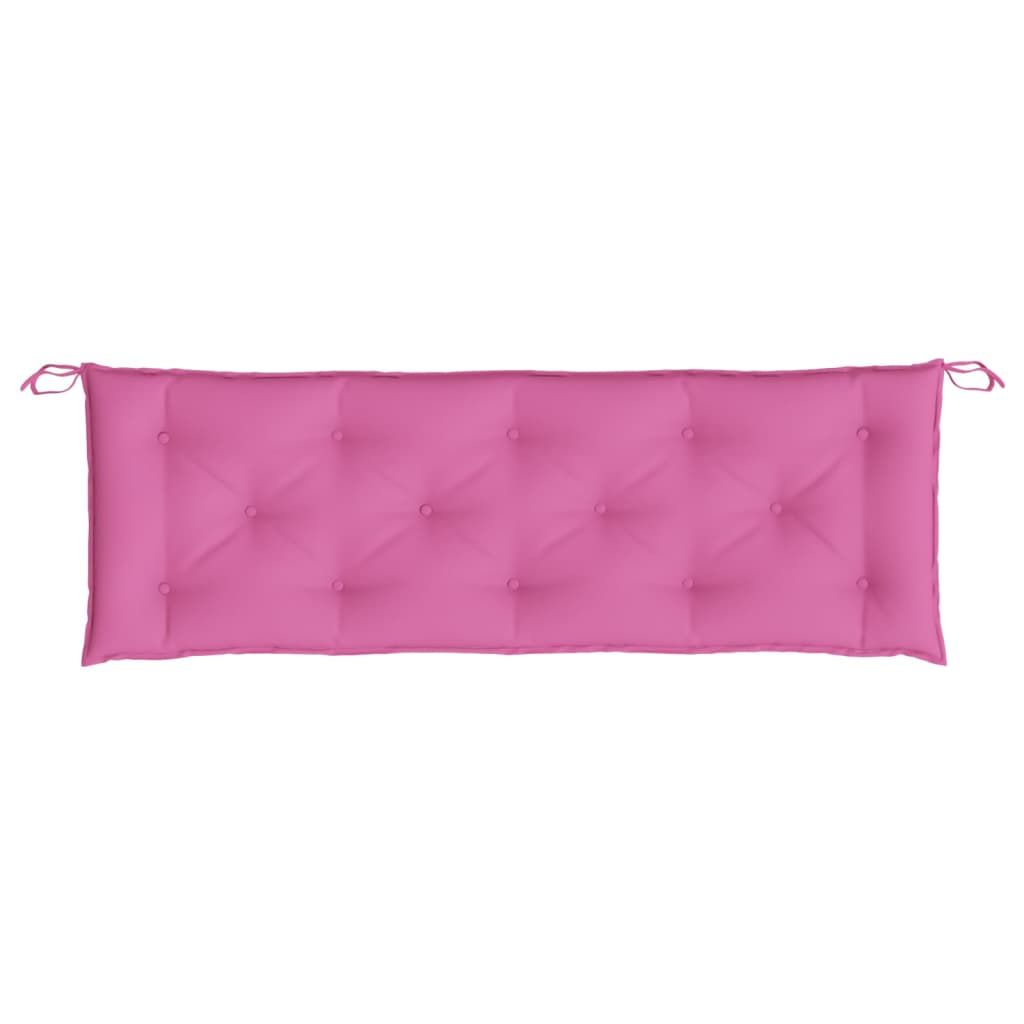 hynde til havebænk 150x50x7 cm oxfordstof pink