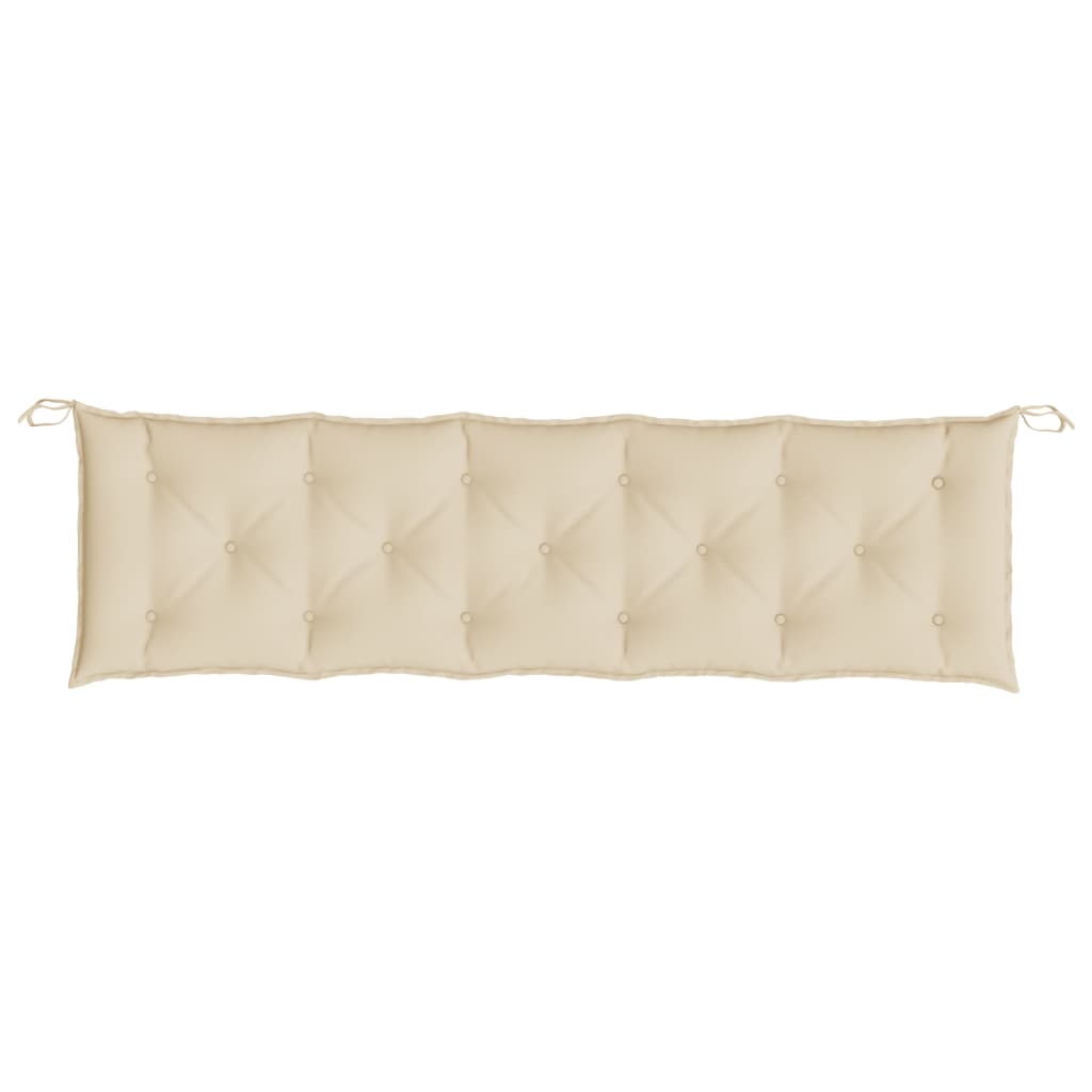 hynde til havebænk 180x50x7 cm oxfordstof beige
