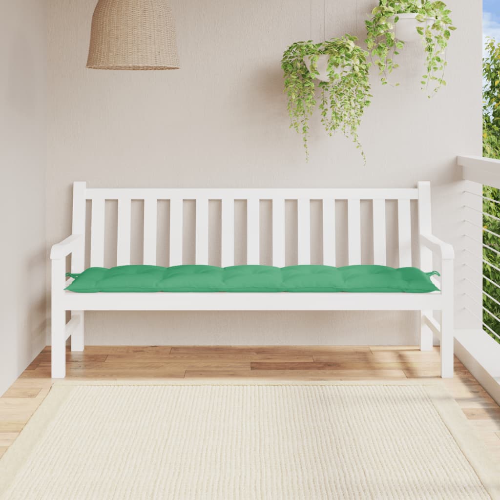 hynde til havebænk 180x50x7 cm oxfordstof grøn