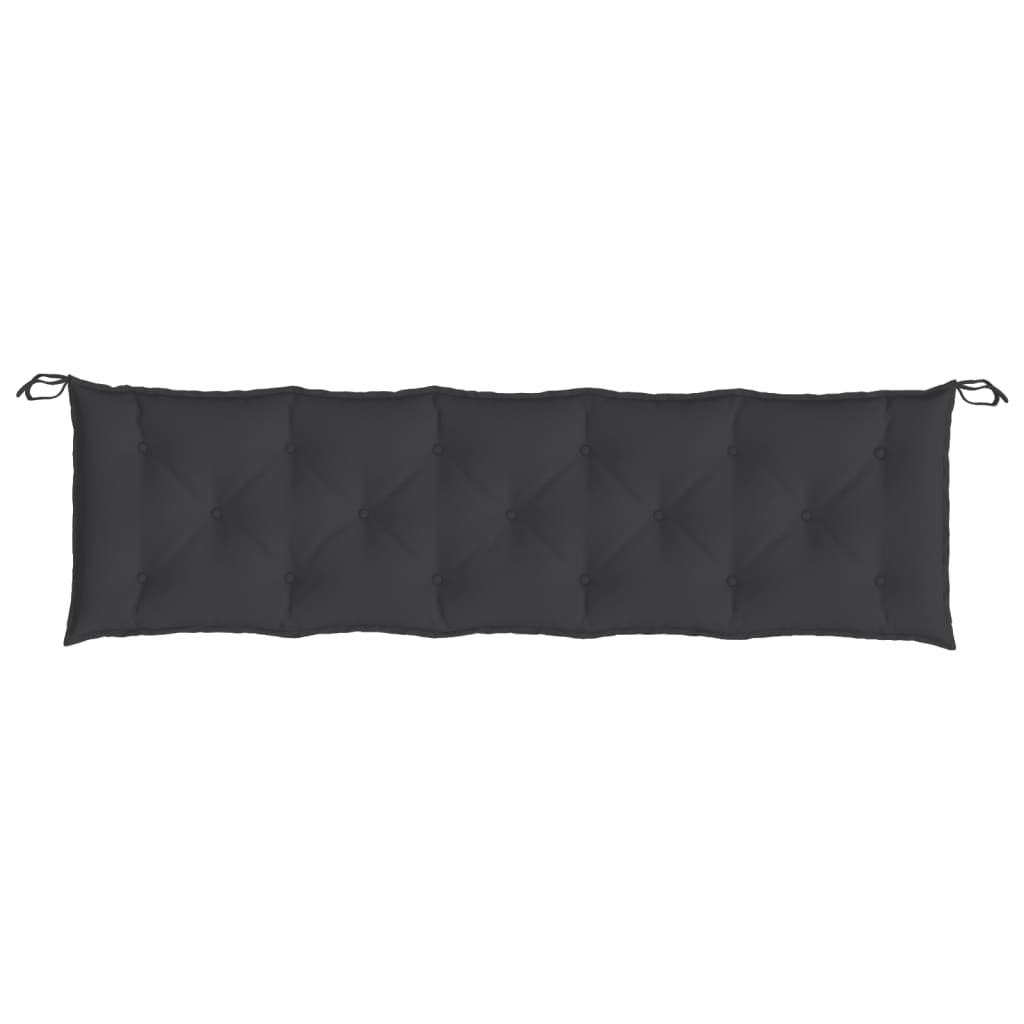 hynde til havebænk 180x50x7 cm oxfordstof sort