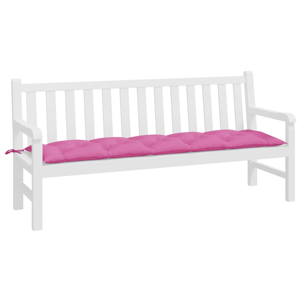 hynde til havebænk 180x50x7 cm oxfordstof pink