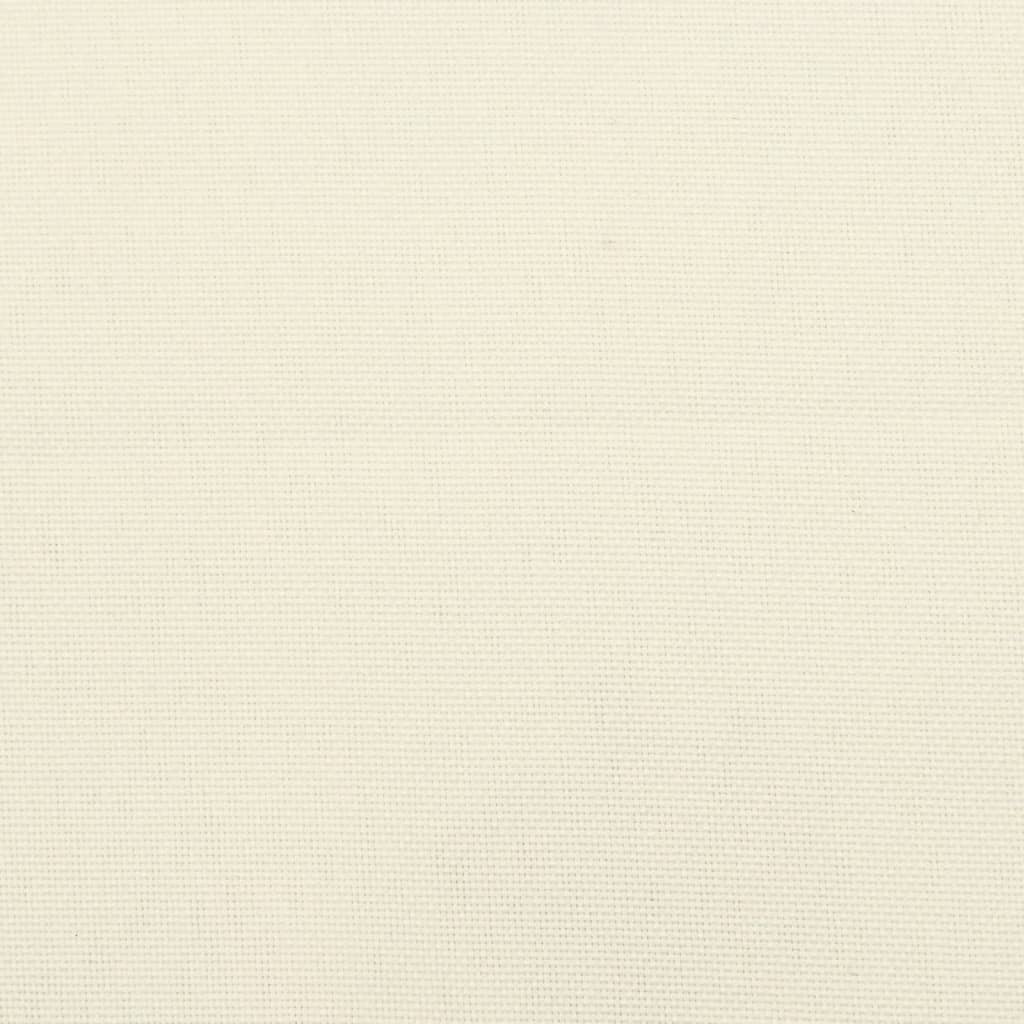 hynde til havebænk 200x50x7 cm stof cremefarvet
