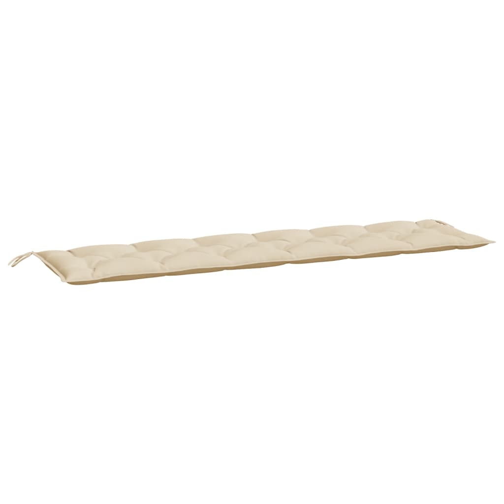 hynde til havebænk 200x50x7 cm oxfordstof beige