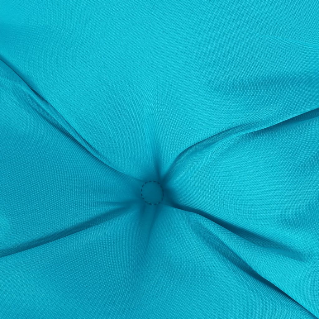 hynde til havebænk 200x50x7 cm stof turkis