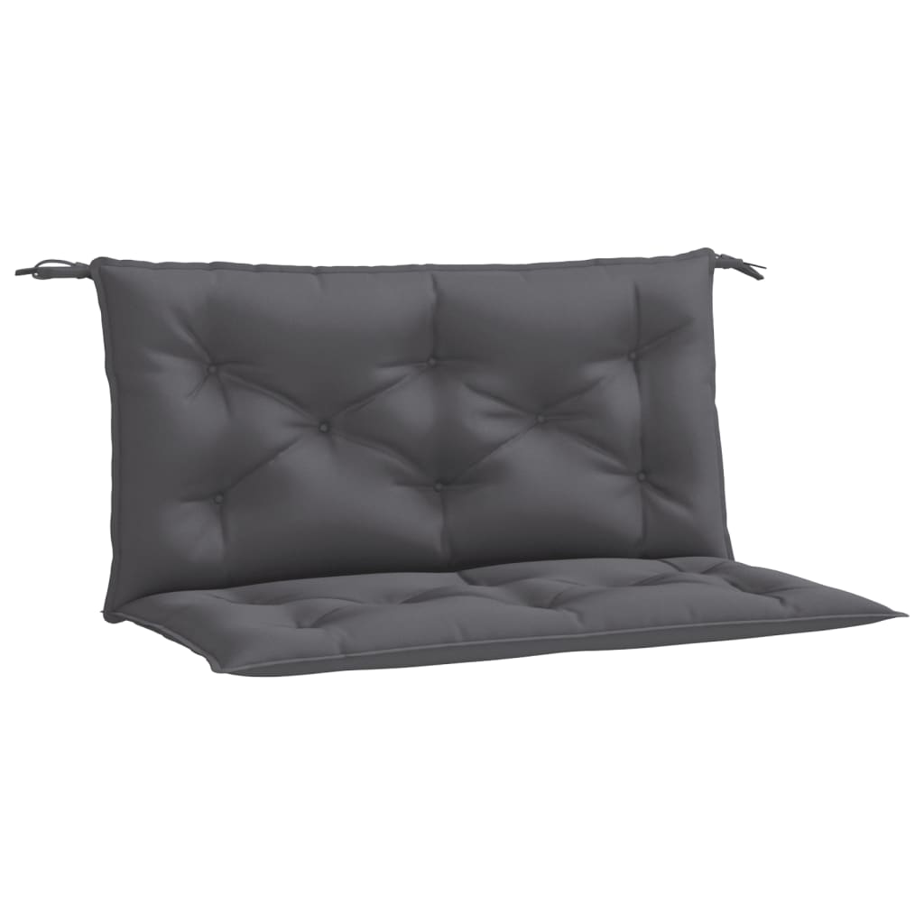 hynder til havebænk 2 stk. 100x50x7 cm oxfordstof antracitgrå