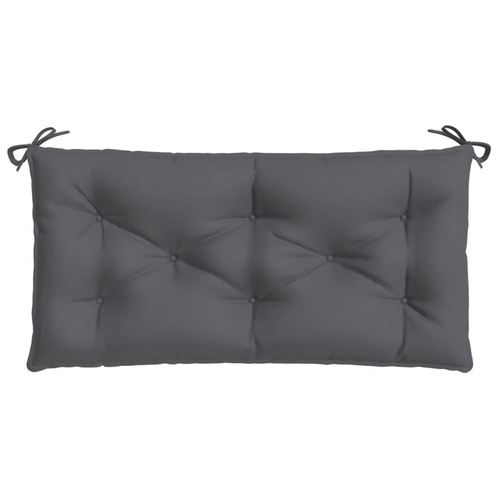 hynder til havebænk 2 stk. 100x50x7 cm oxfordstof antracitgrå