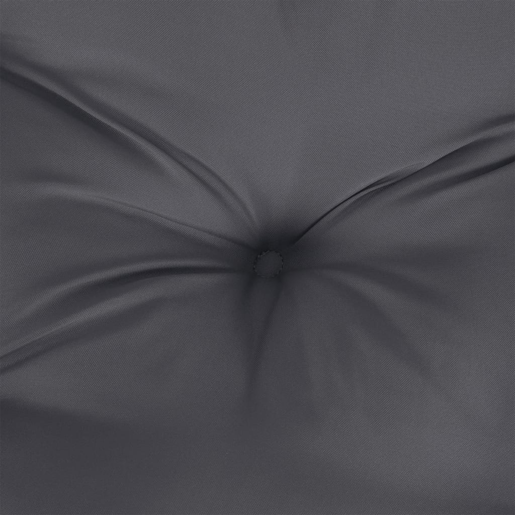 hynder til havebænk 2 stk. 100x50x7 cm oxfordstof antracitgrå