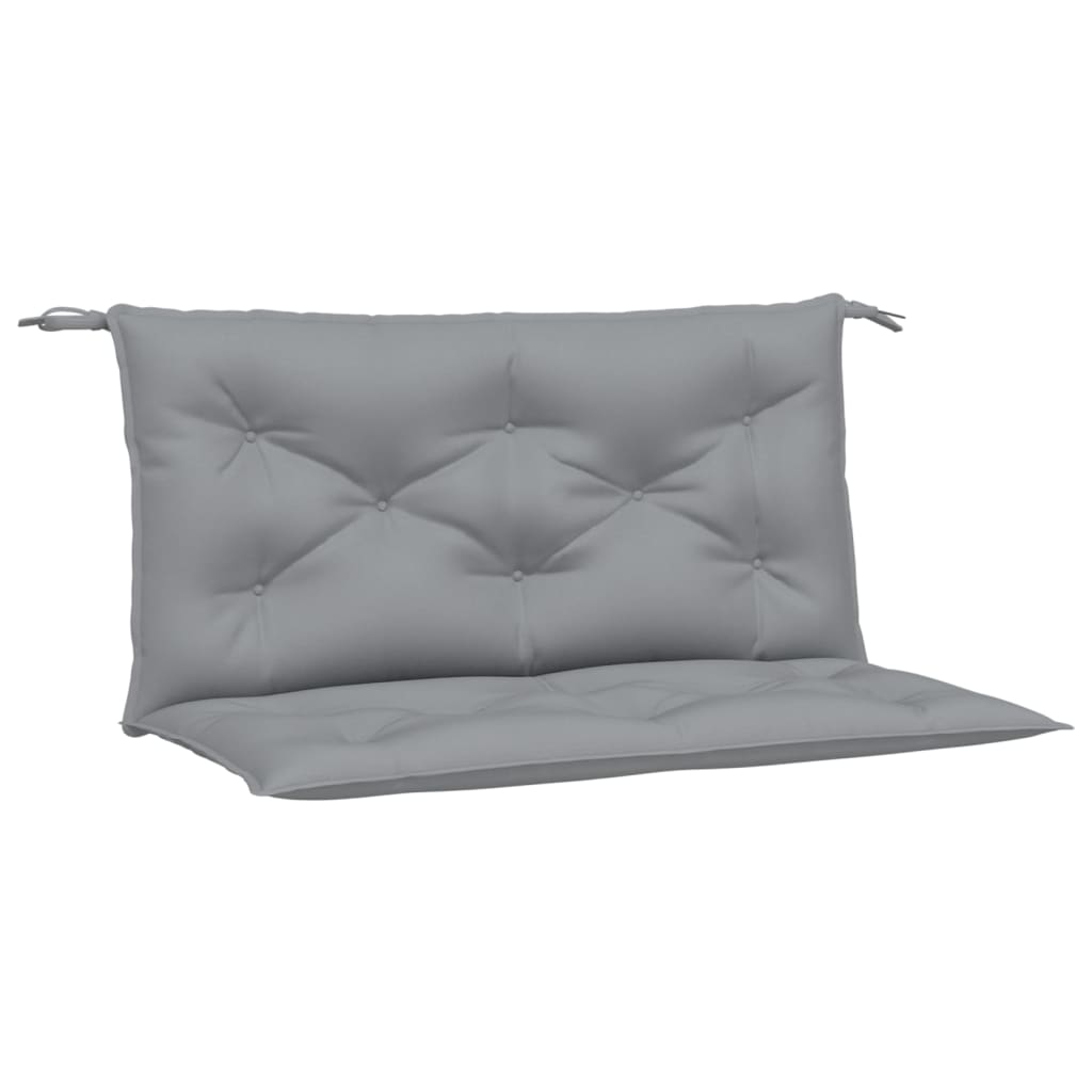hynder til havebænk 2 stk. 100x50x7 cm oxfordstof grå