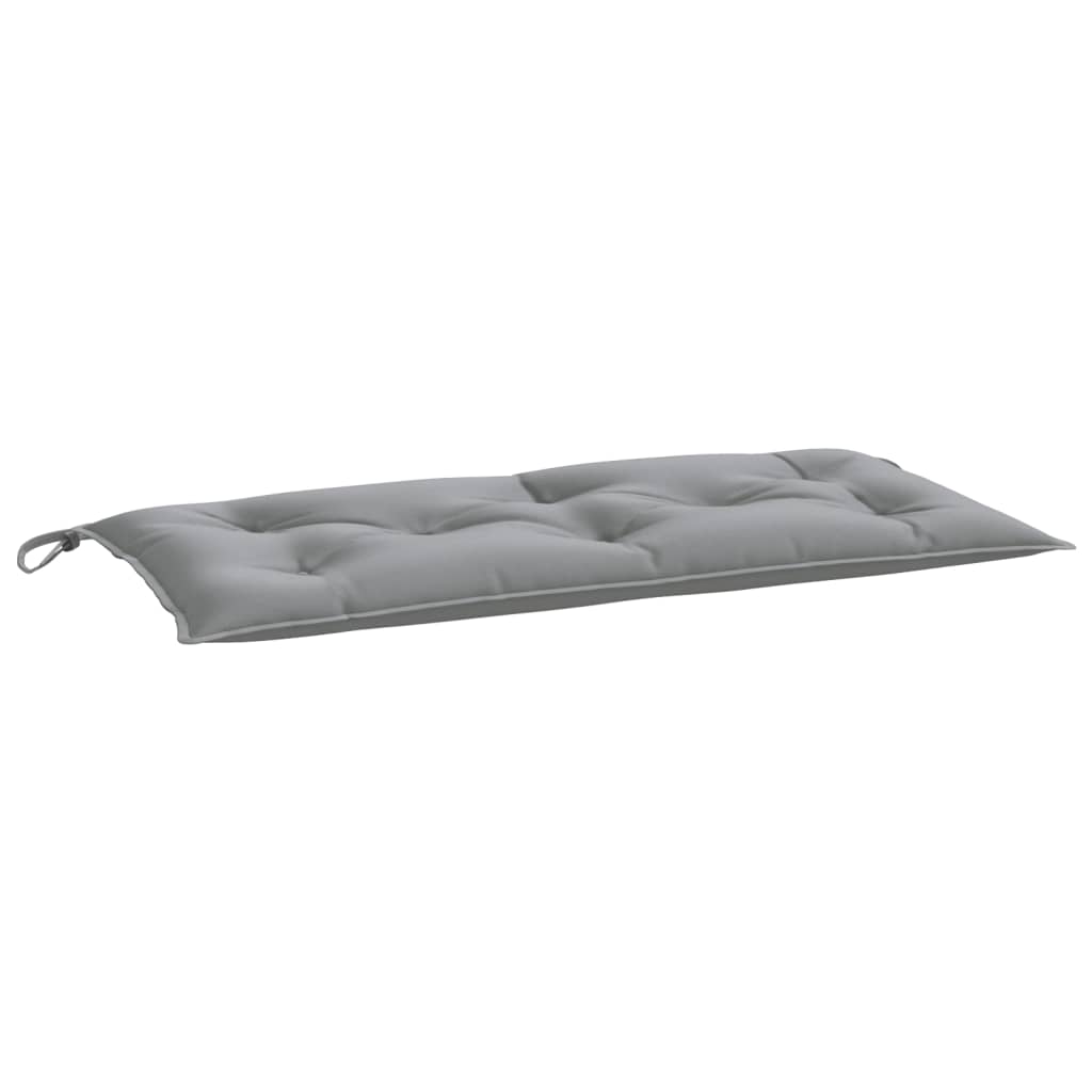 hynder til havebænk 2 stk. 100x50x7 cm oxfordstof grå