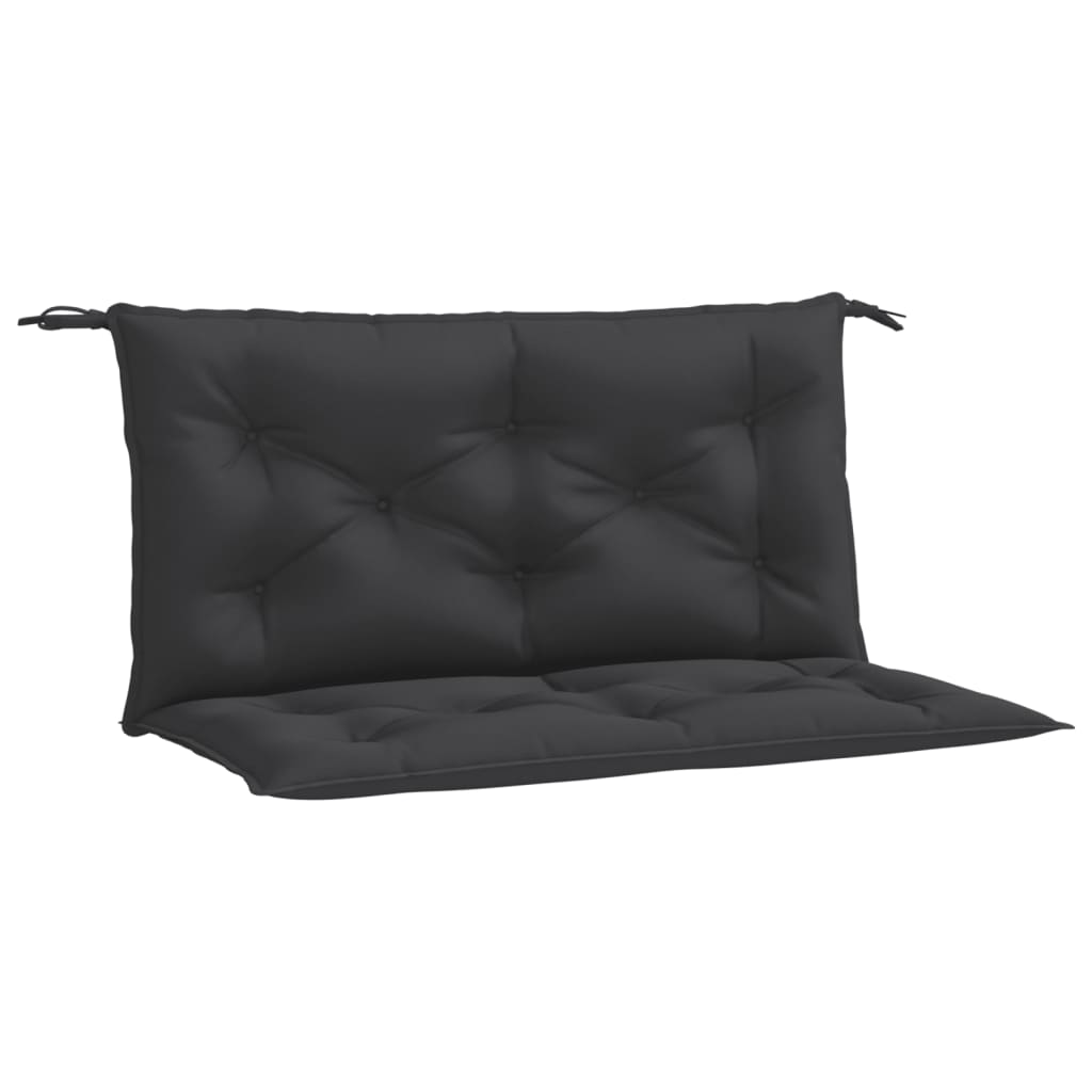 hynder til havebænk 2 stk. 100x50x7 cm oxfordstof sort