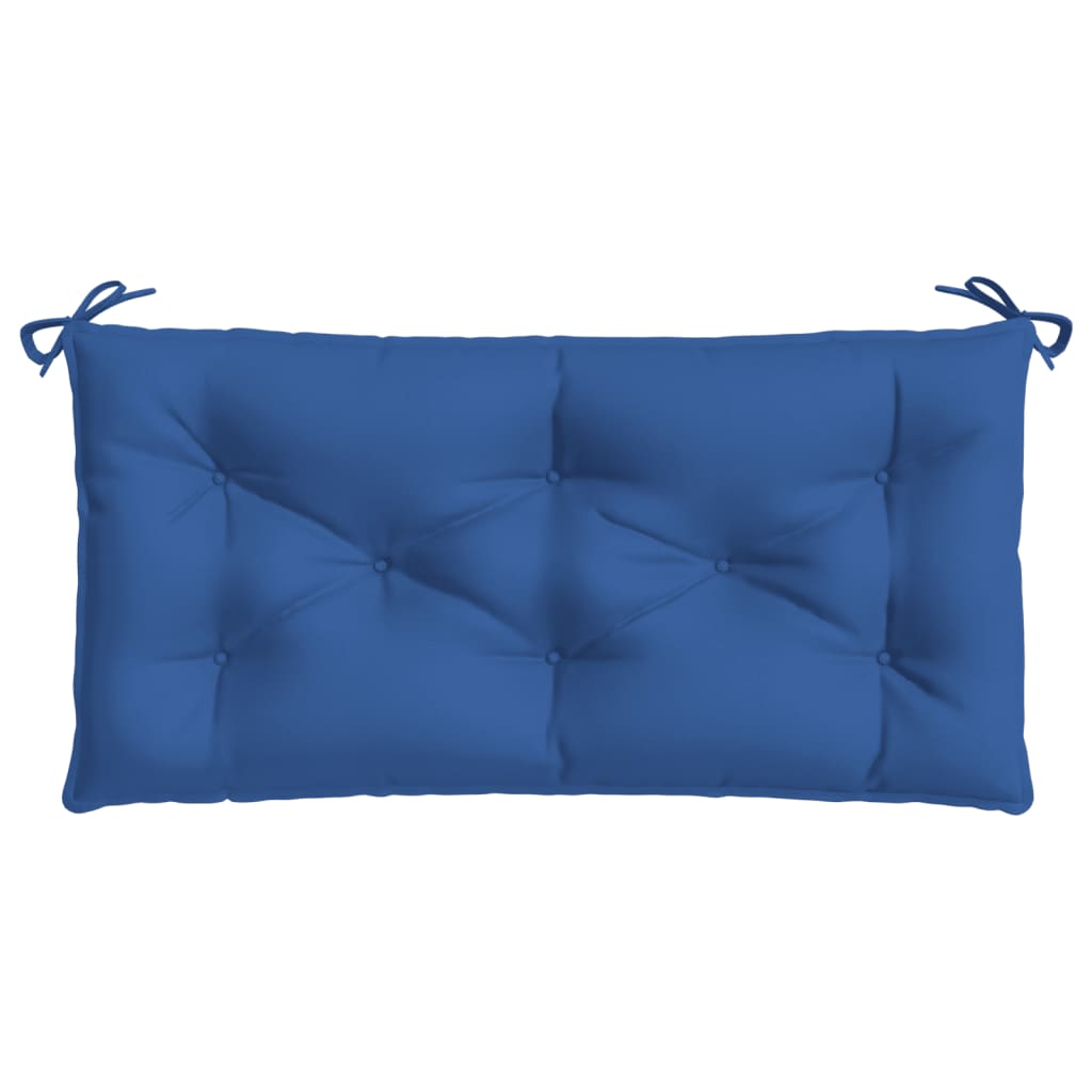hynder til havebænk 2 stk. 100x50x7 cm oxfordstof kongeblå