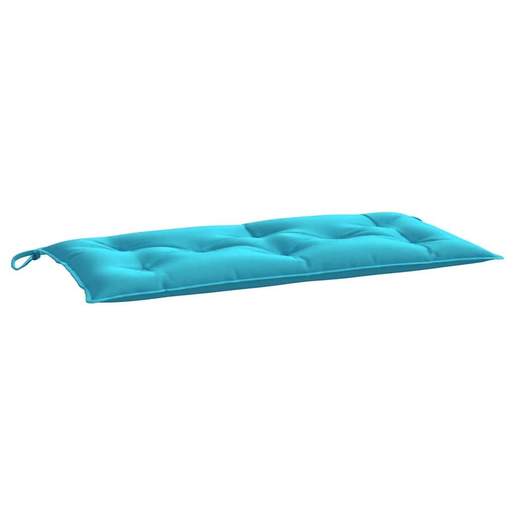 hynder til havebænk 2 stk. 2 stk. 100x50x7 cm stof turkis