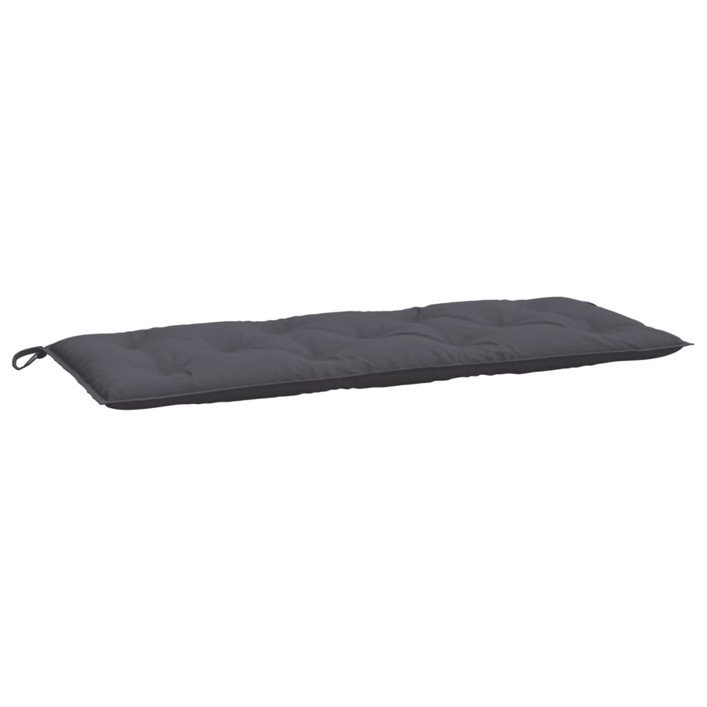 hynder til havebænk 2 stk. 120x50x7 cm oxfordstof antracitgrå