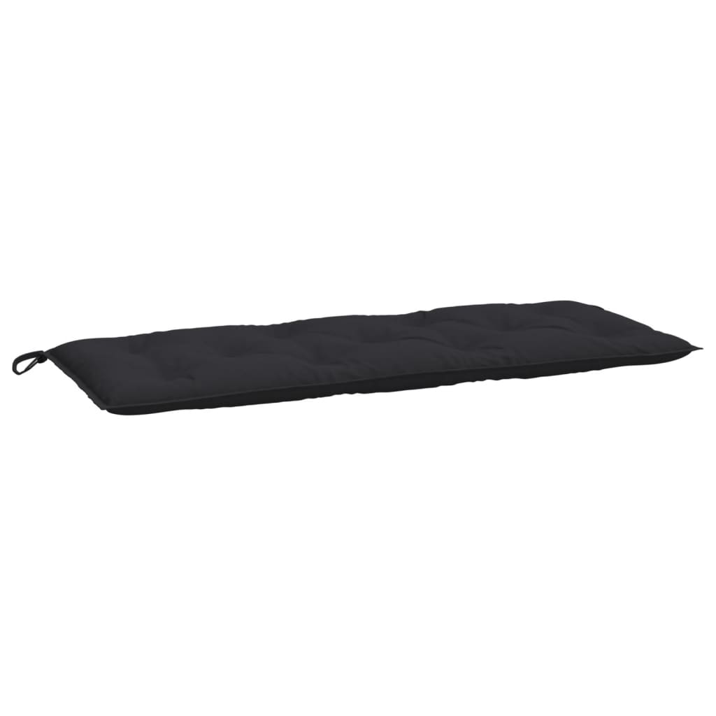 hynder til havebænk 2 stk. 120x50x7 cm oxfordstof sort