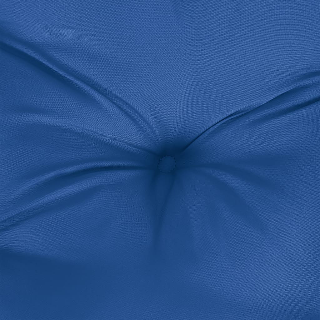 hynder til havebænk 2 stk. 120x50x7 cm oxfordstof blå