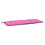 hynder til havebænk 2 stk. 2 stk. 120x50x7 cm stof pink