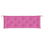 hynder til havebænk 2 stk. 2 stk. 150x50x7 cm stof pink
