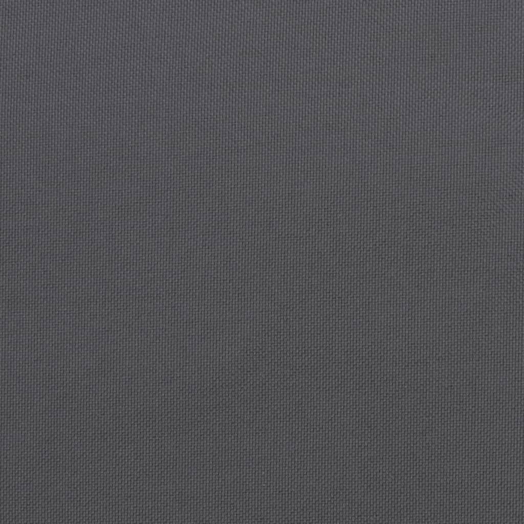 hynder til havebænk 2 stk. 200x50x7 cm oxfordstof antracitgrå