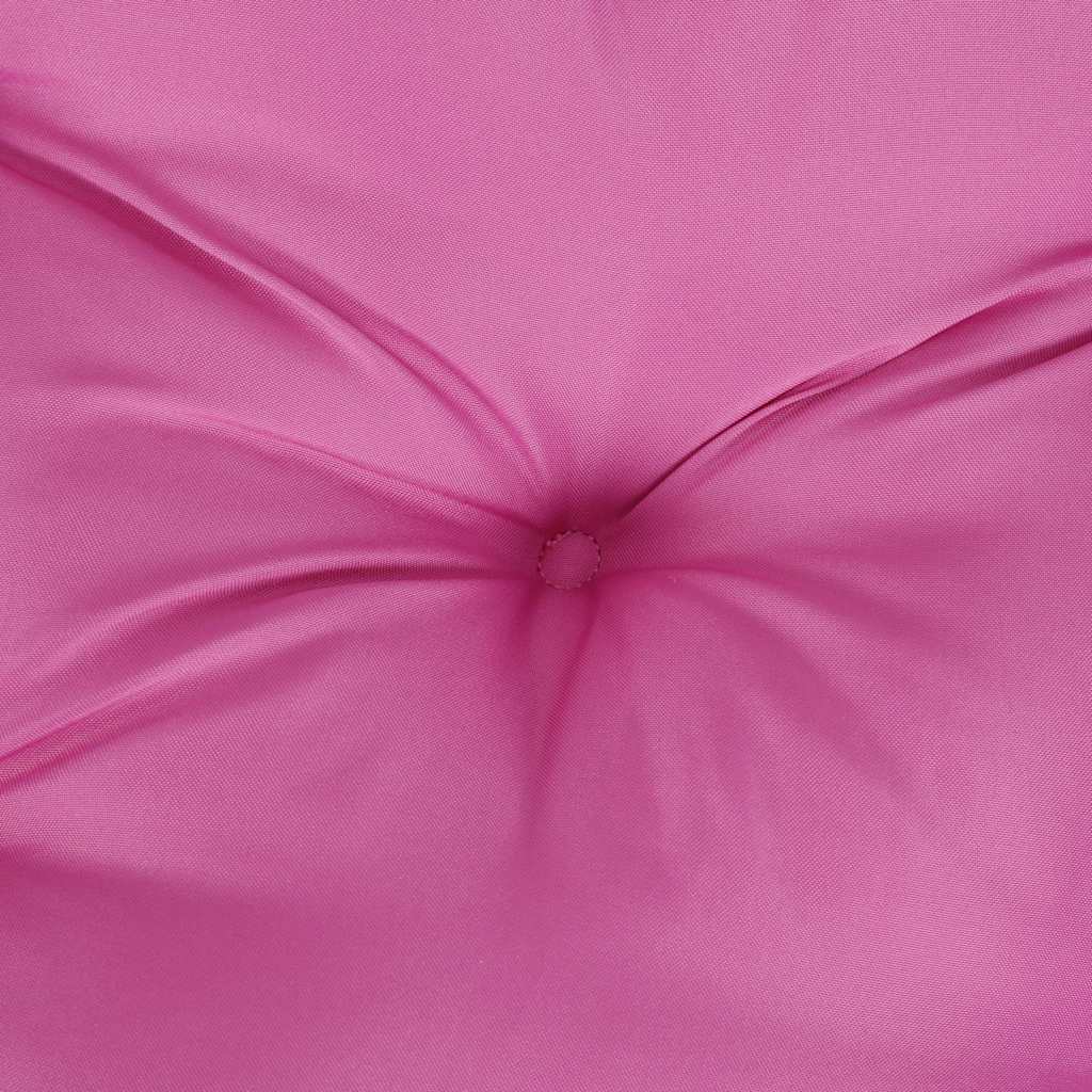 hynder til havebænk 2 stk. 200x50x7 cm stof pink