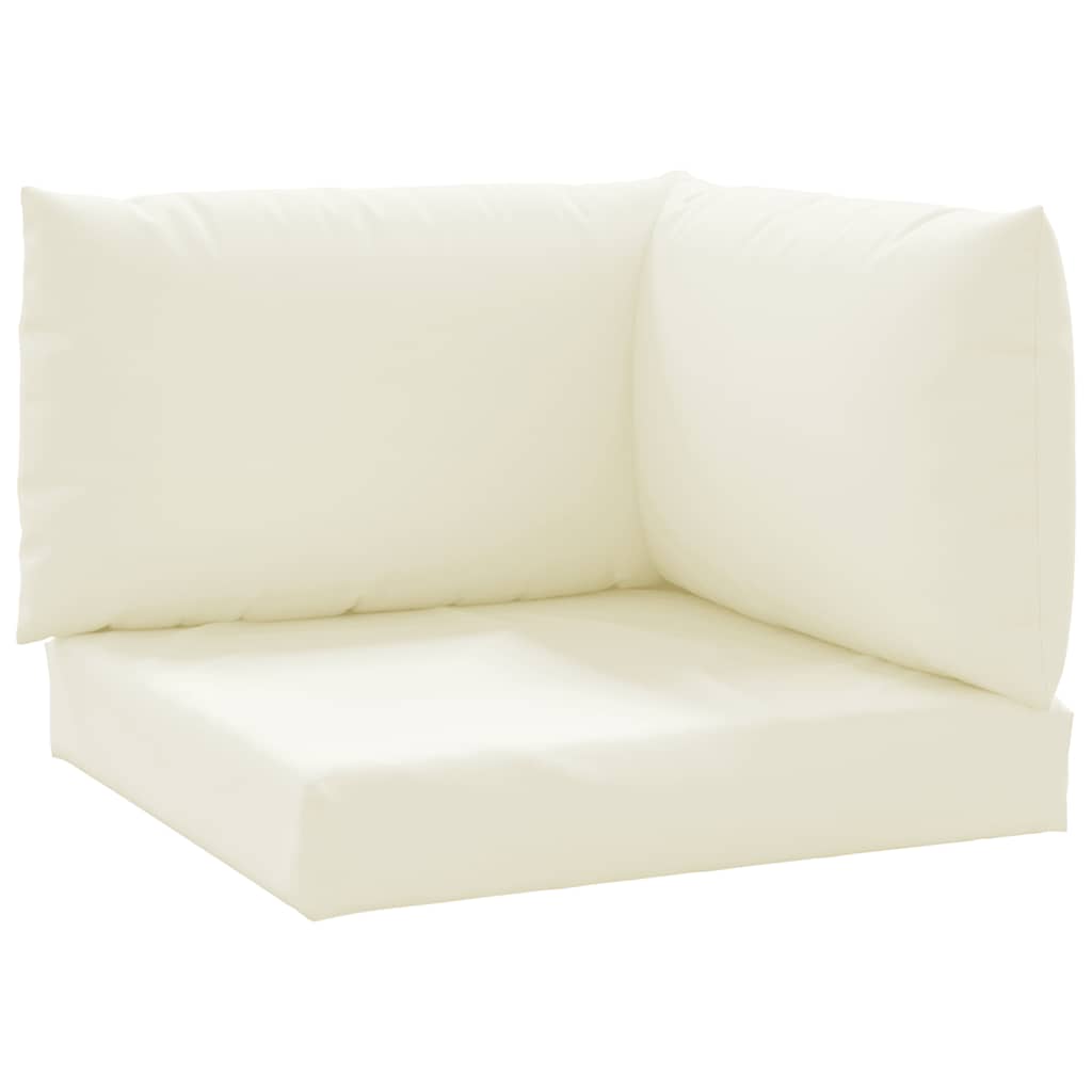pallehynder 3 stk. oxfordstof cremehvid
