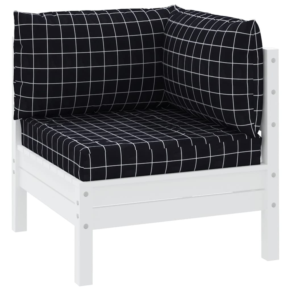 pallehynder 3 stk. oxfordstof ternet sort