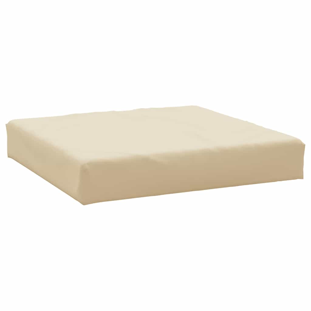 pallehynde 60x60x8 cm oxfordstof beige