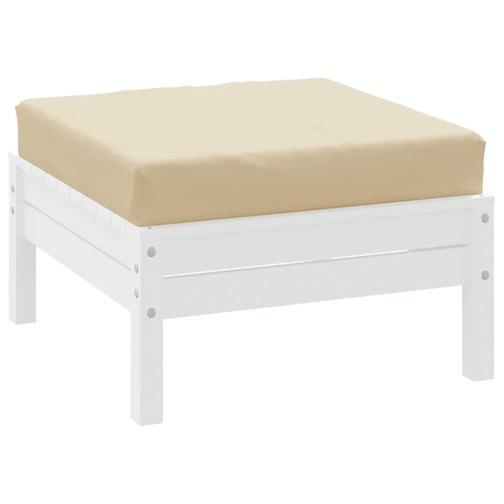 pallehynde 60x60x8 cm oxfordstof beige