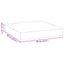 pallehynde 60x60x9,5 cm oxfordstof lysegrøn