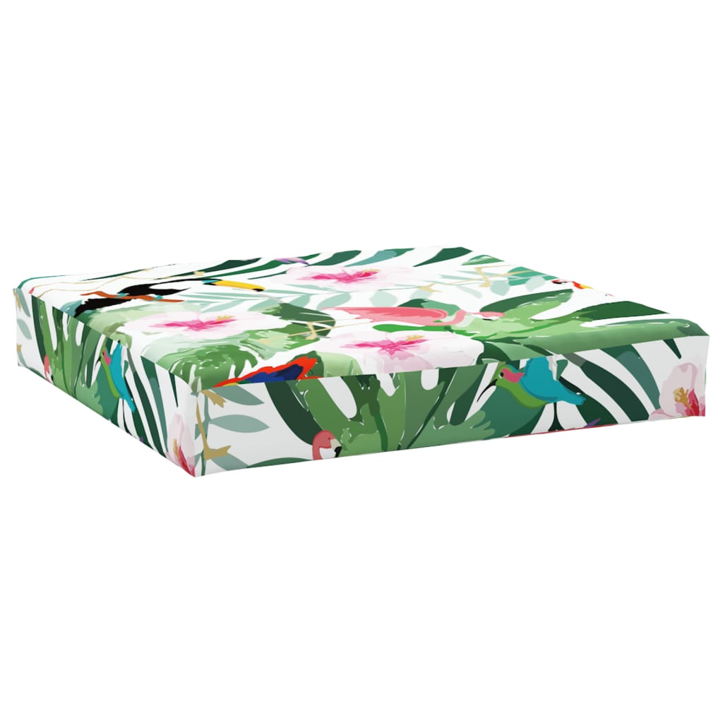 pallehynde 60x60x8 cm oxfordstof flerfarvet
