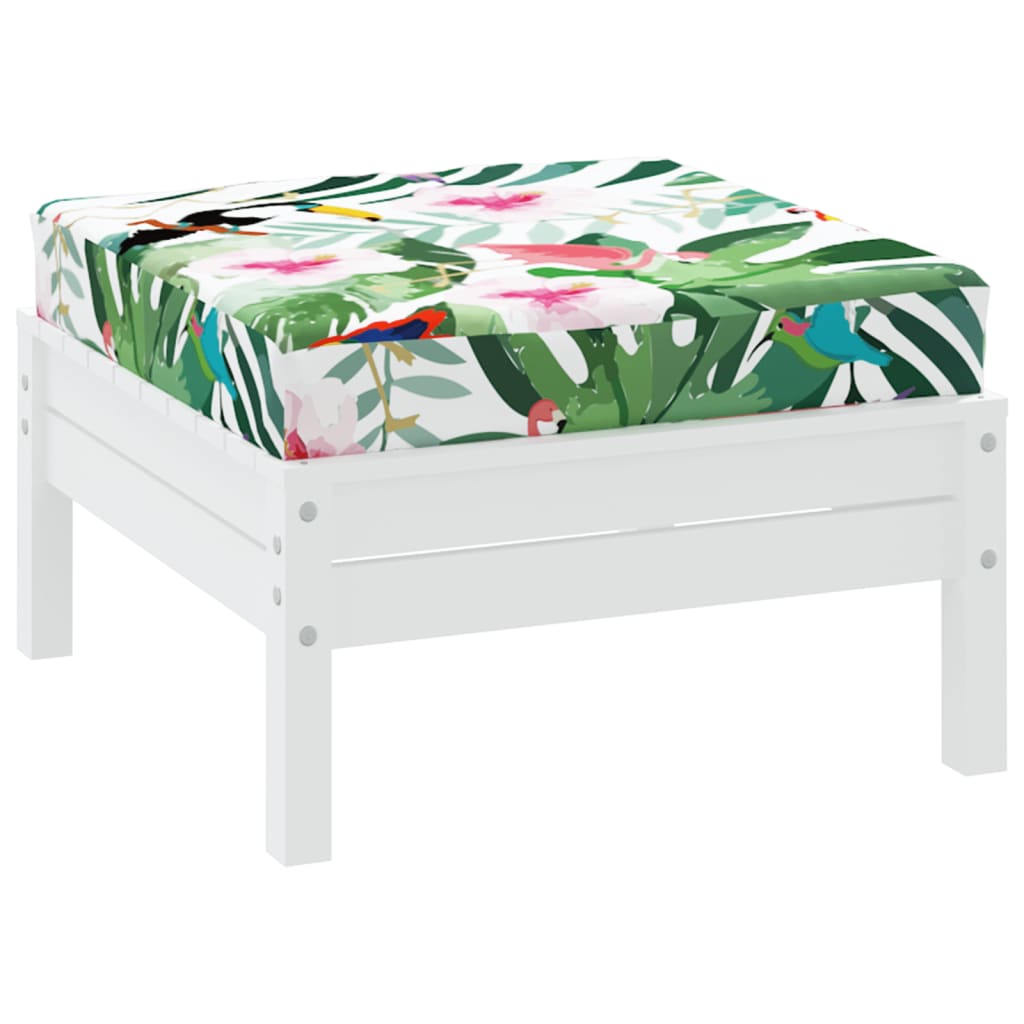 pallehynde 60x60x8 cm oxfordstof flerfarvet