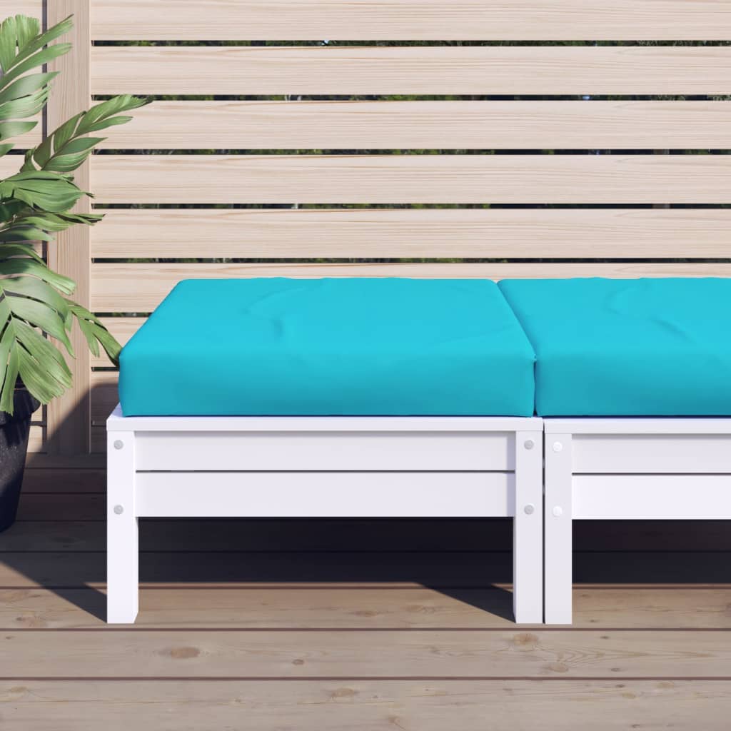 pallehynde 60x60x8 cm oxfordstof turkis