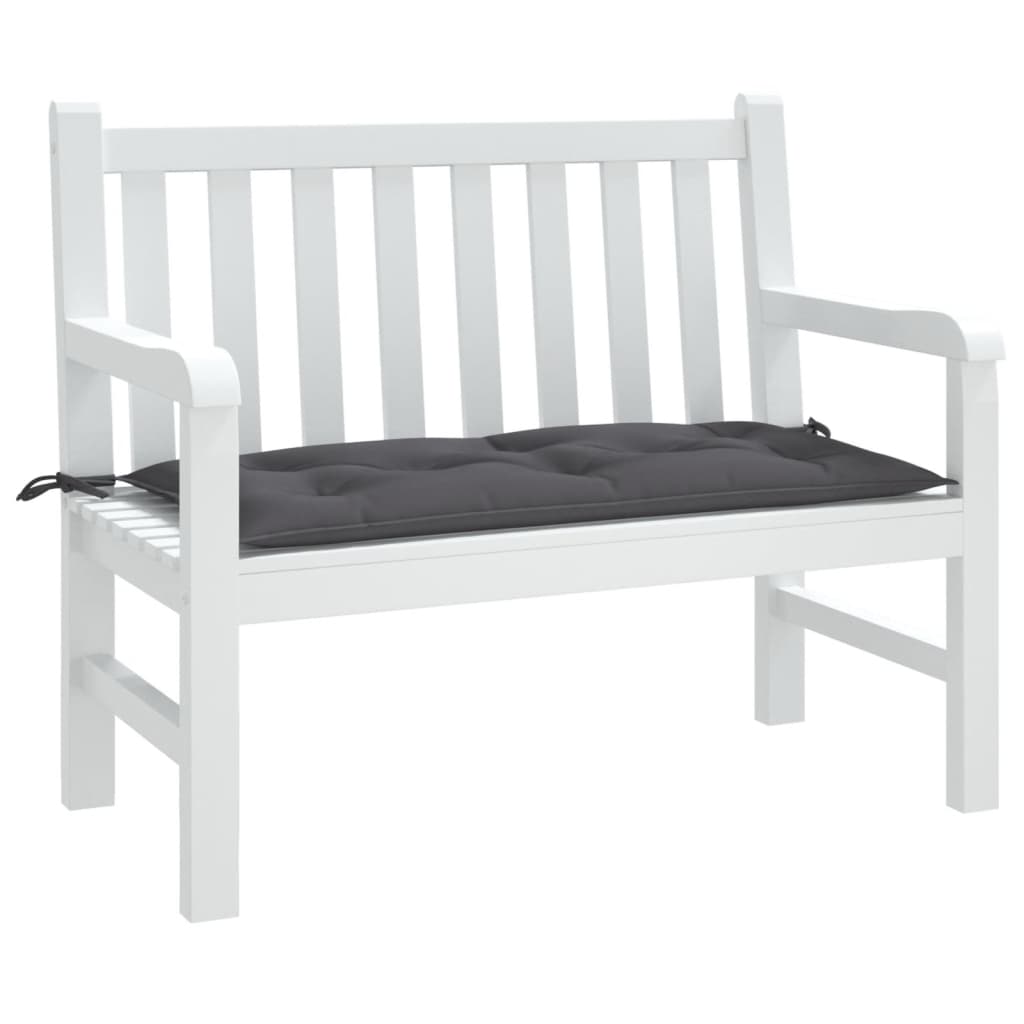hynde til havebænk 110x50x7 cm oxfordstof antracitgrå