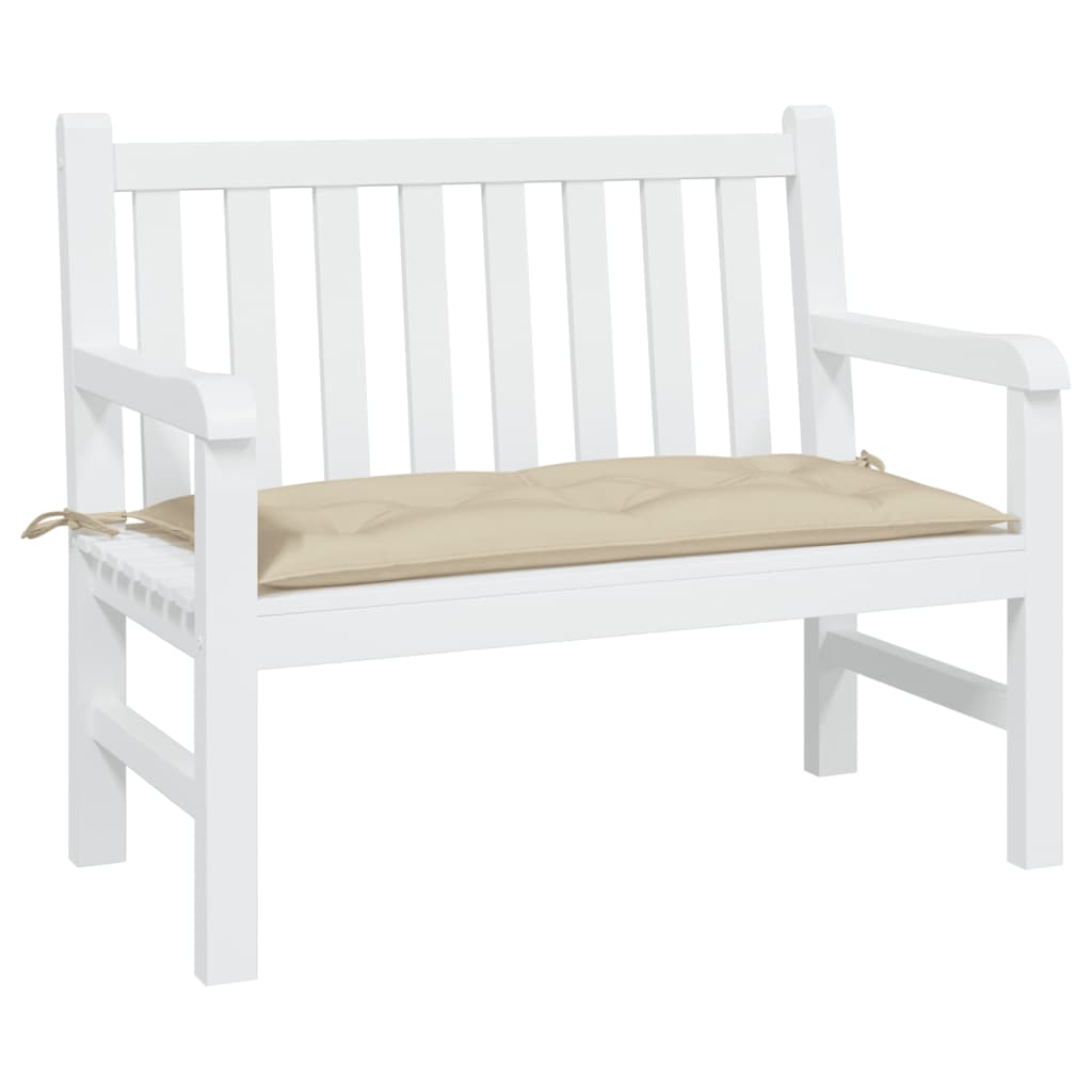 hynde til havebænk 110x50x7 cm oxfordstof beige