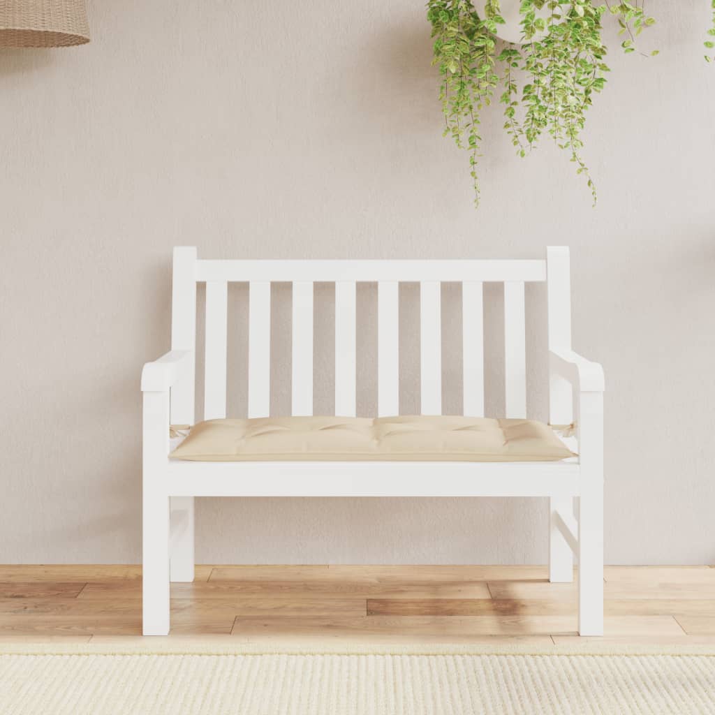 hynde til havebænk 110x50x7 cm oxfordstof beige