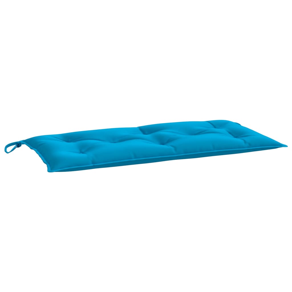 hynde til havebænk 110x50x7 cm oxfordstof lyseblå