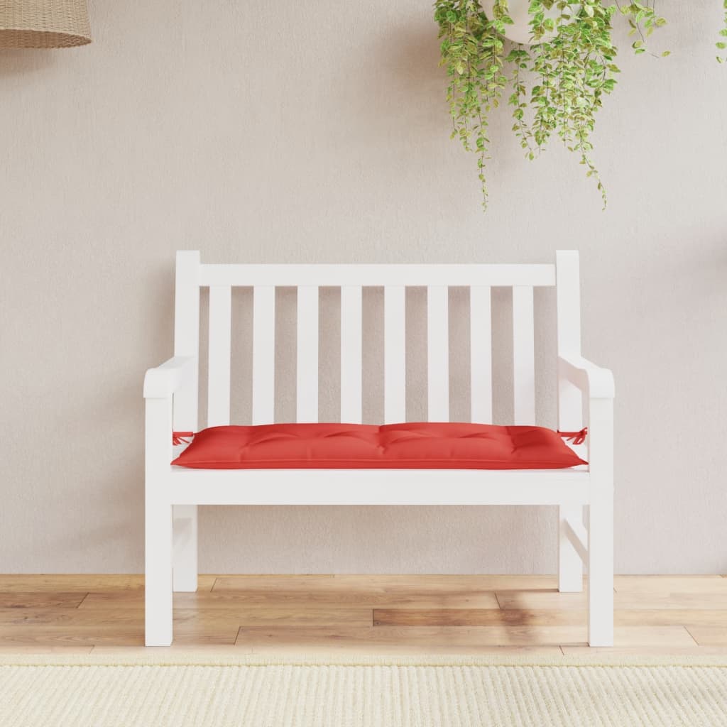 hynde til havebænk 110x50x7 cm oxfordstof rød