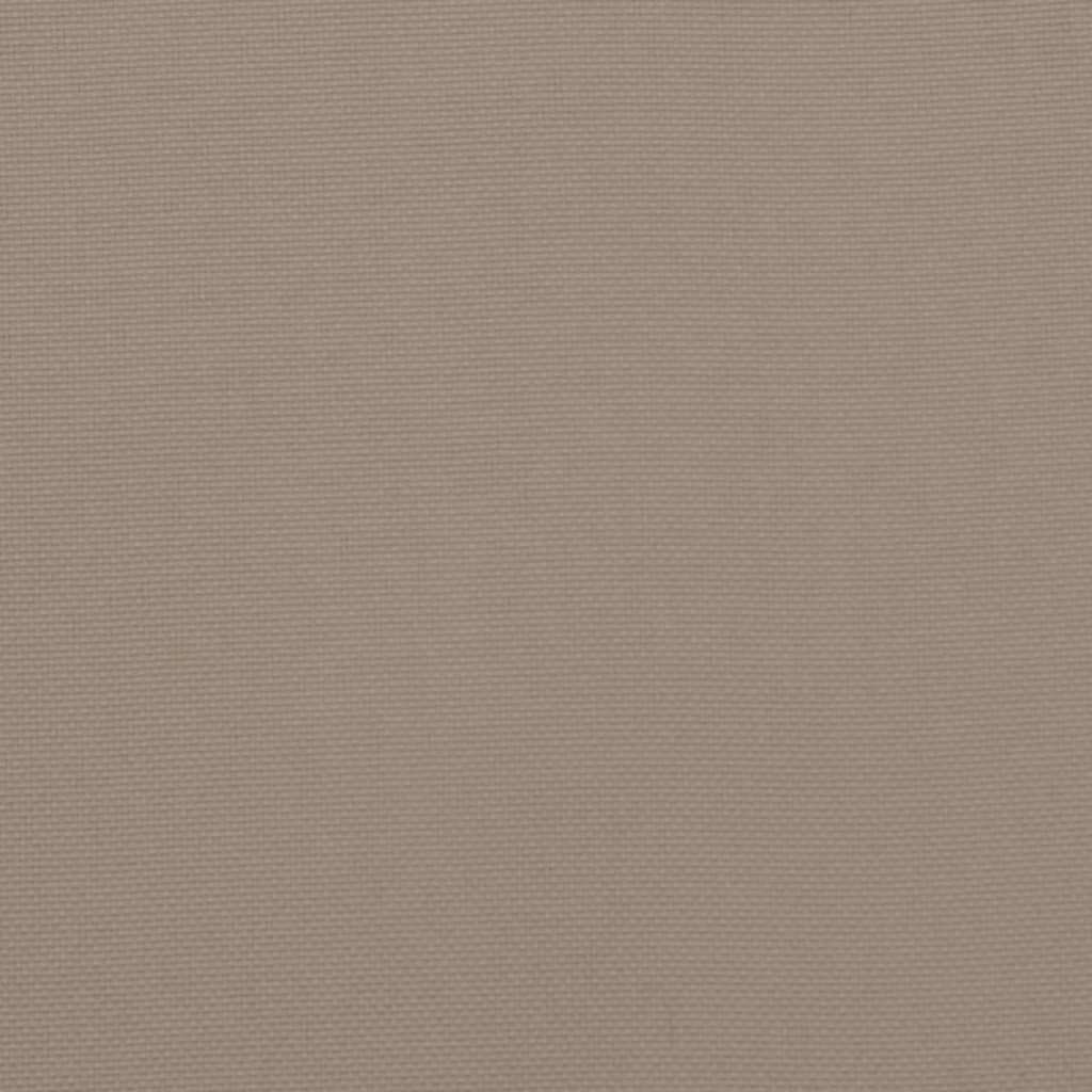 hynde til havebænk 110x50x7 cm oxfordstof gråbrun