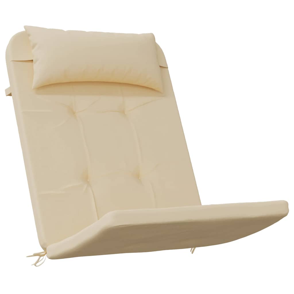 hynder til Adirondack-stol 2 stk. oxfordstof beige