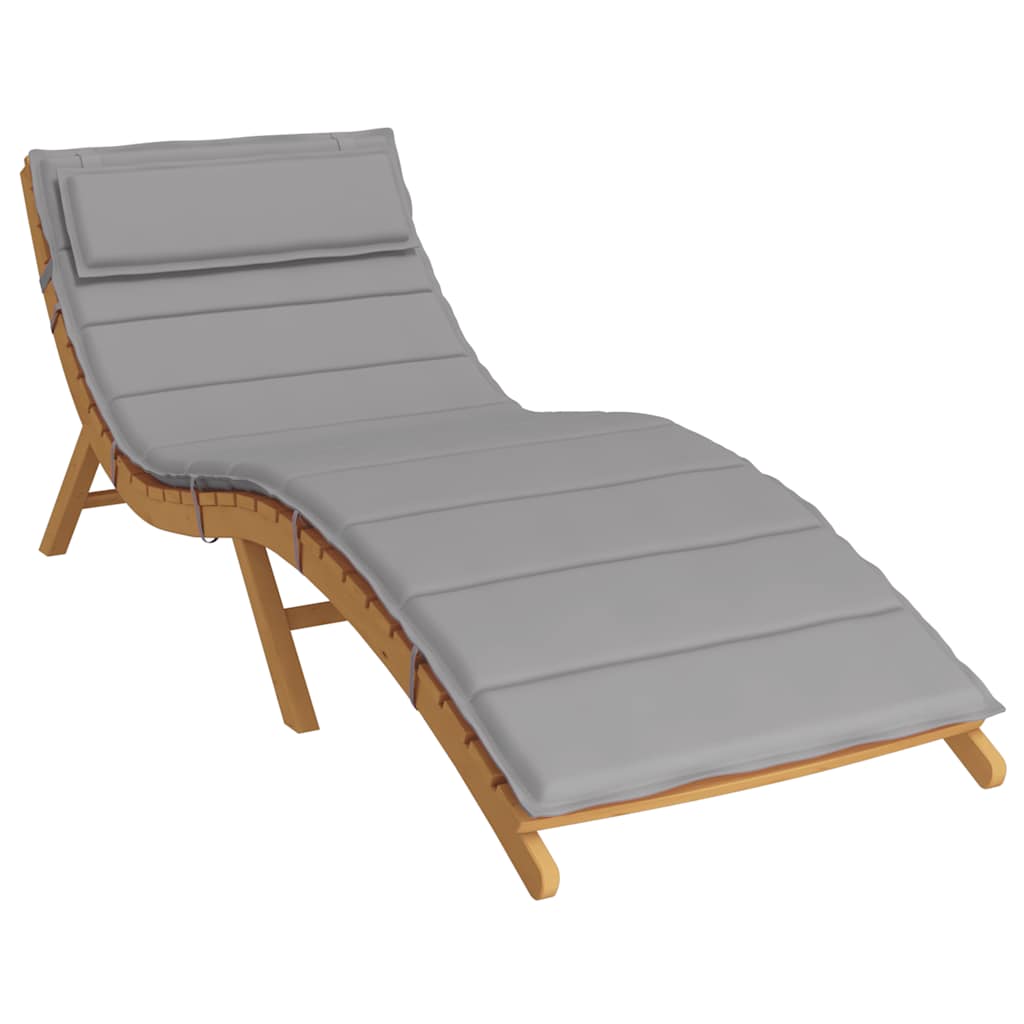 hynde til liggestol 180x60x4 cm oxfordstof grå