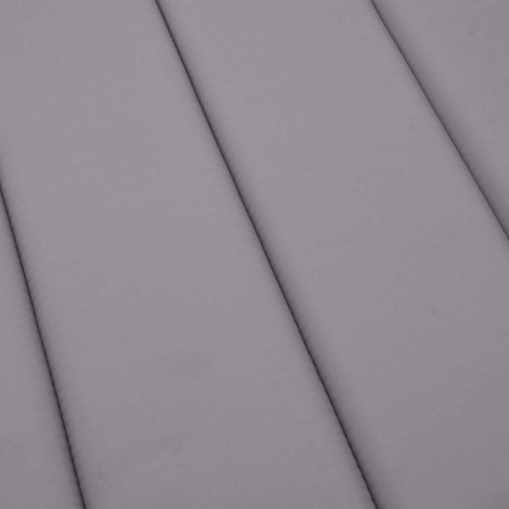 hynde til liggestol 180x60x4 cm oxfordstof grå