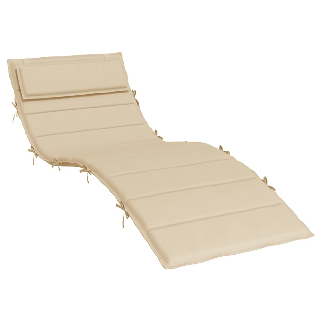 hynde til liggestol 180x60x4 oxfordstof beige
