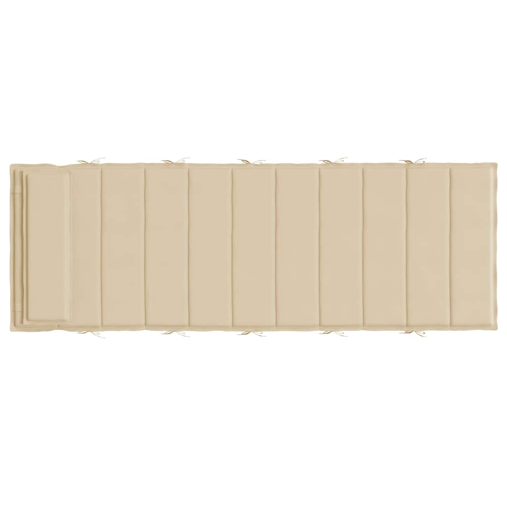 hynde til liggestol 180x60x4 oxfordstof beige