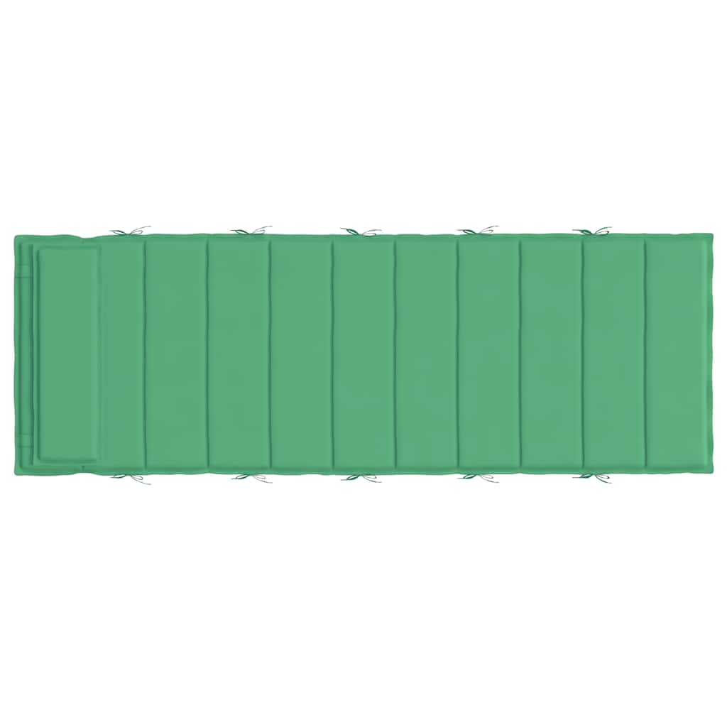 hynde til liggestol 180x60x4 cm oxfordstof grøn