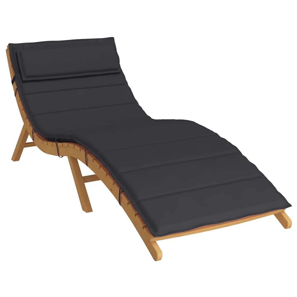 hynde til liggestol 180x60x4 cm oxfordstof sort