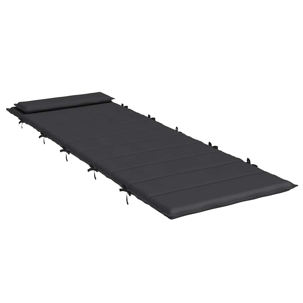 hynde til liggestol 180x60x4 cm oxfordstof sort