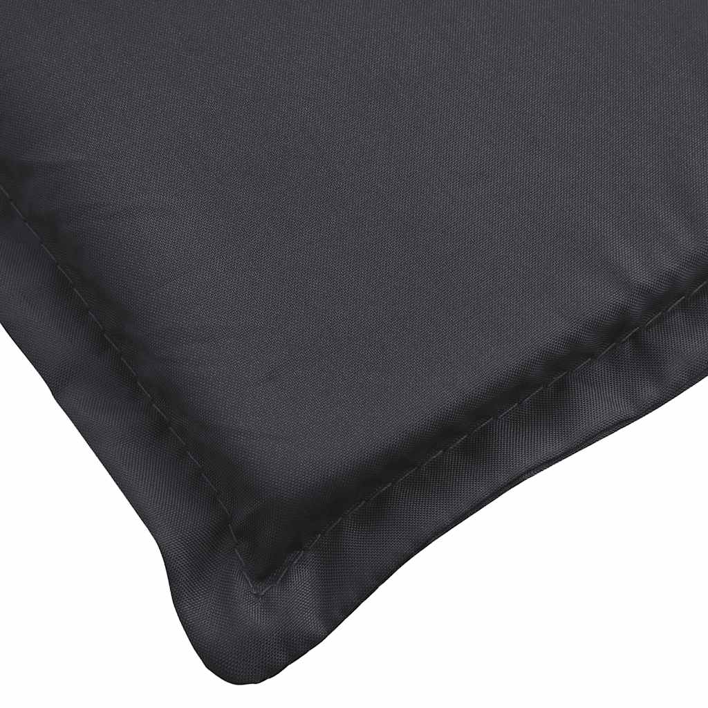 hynde til liggestol 180x60x4 cm oxfordstof sort